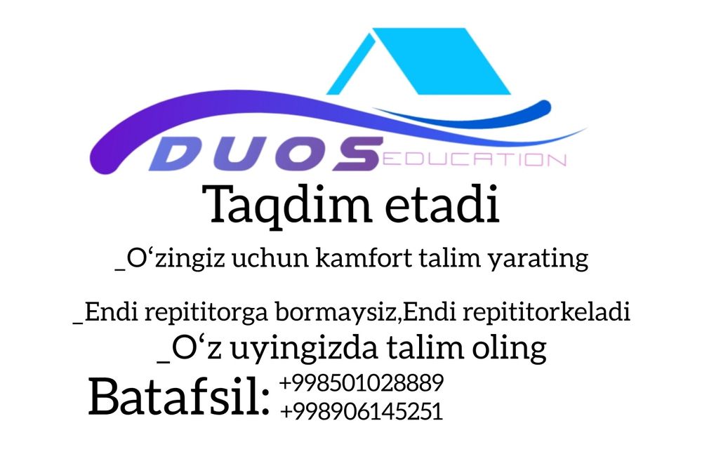 1 oʻquvchiga 1ta uztoz