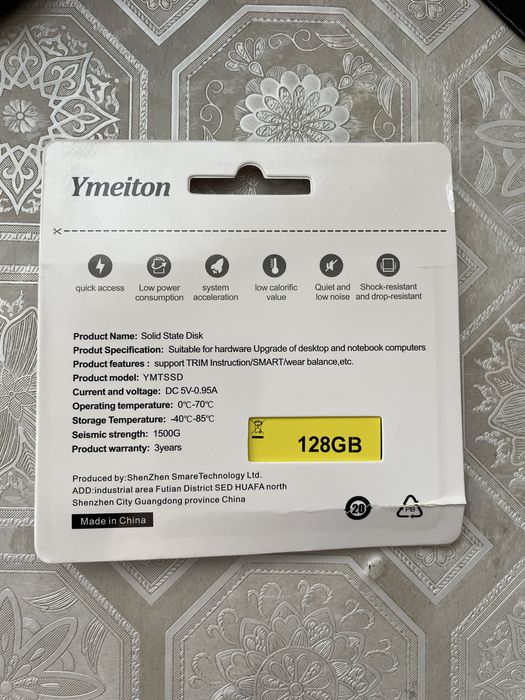 SSD 128GB новый диск для пк