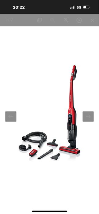 Вертикална  безкабелна  прахосмукачка  Bosh BCH86PET2