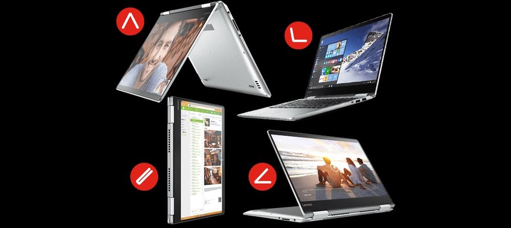 Lenovo Yoga 710-14IKB, 14 FHD IPS Touch, i7-7500u, 16GB DDR4 RA
