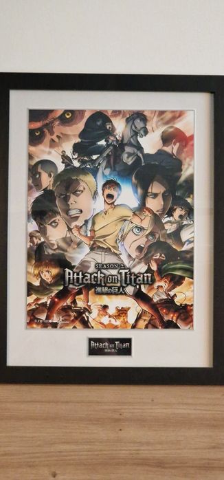 Рамкиран плакат Attack on Titan Season 2 - Collage Key Art
30 × 40 cm