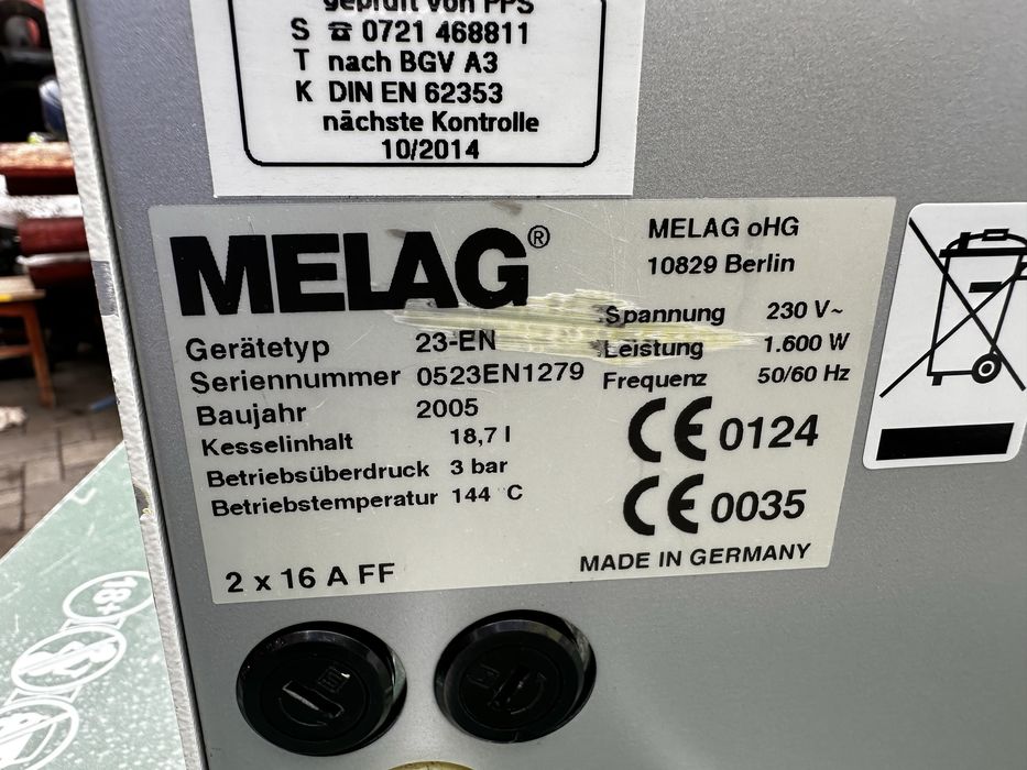 Autoclav sterilizator Melag