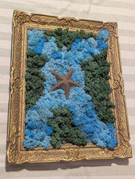 Vând tablou licheni cu print 3D rășină