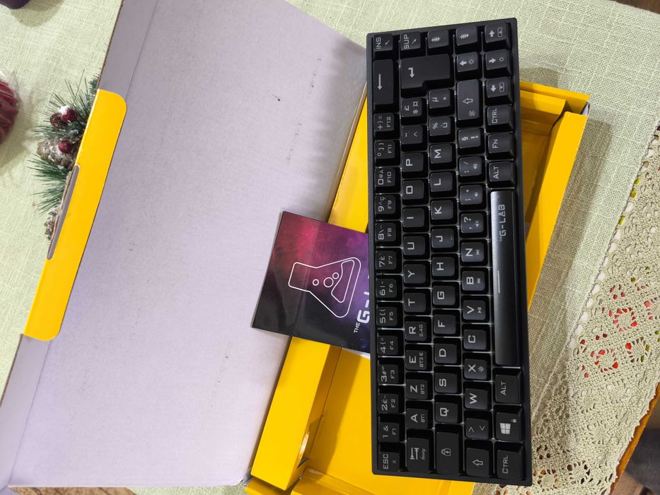 Геймърска клавиатура, The G-Lab, KEYZ TITAN, механична, RGB, черна