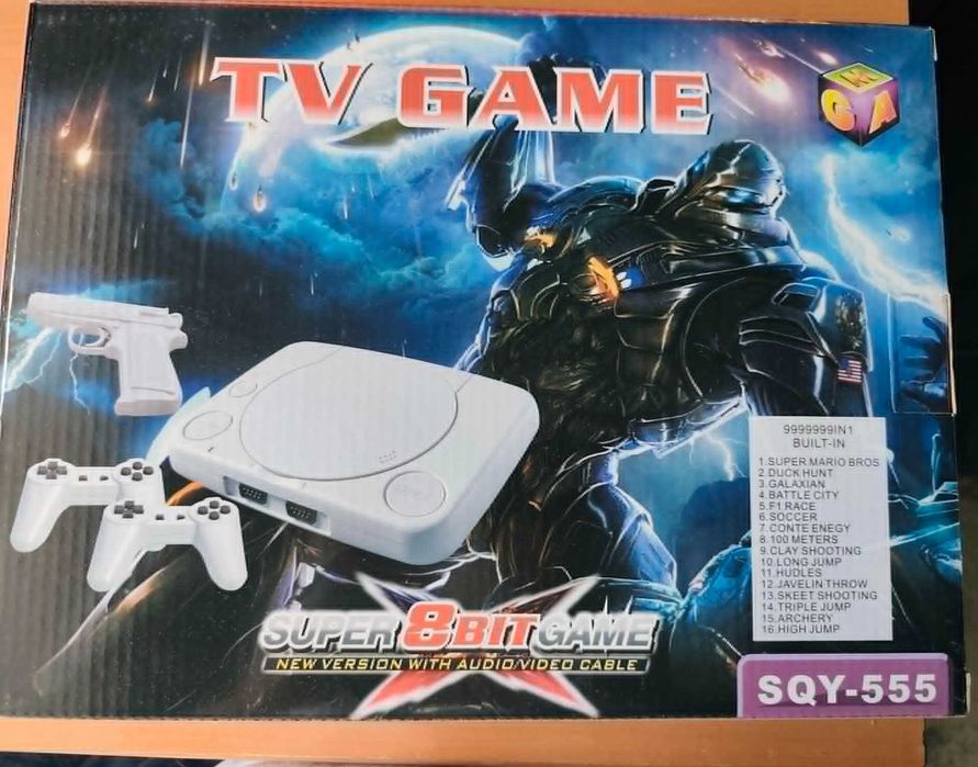 Ретро TV Game 8-bit конзола с 2 контролера + светлинен пистолет
