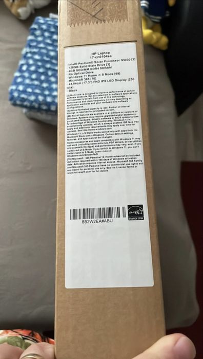 Laptop HP 17-cn0104sa – 17.3” , SSD 128GB, 4GB RAM