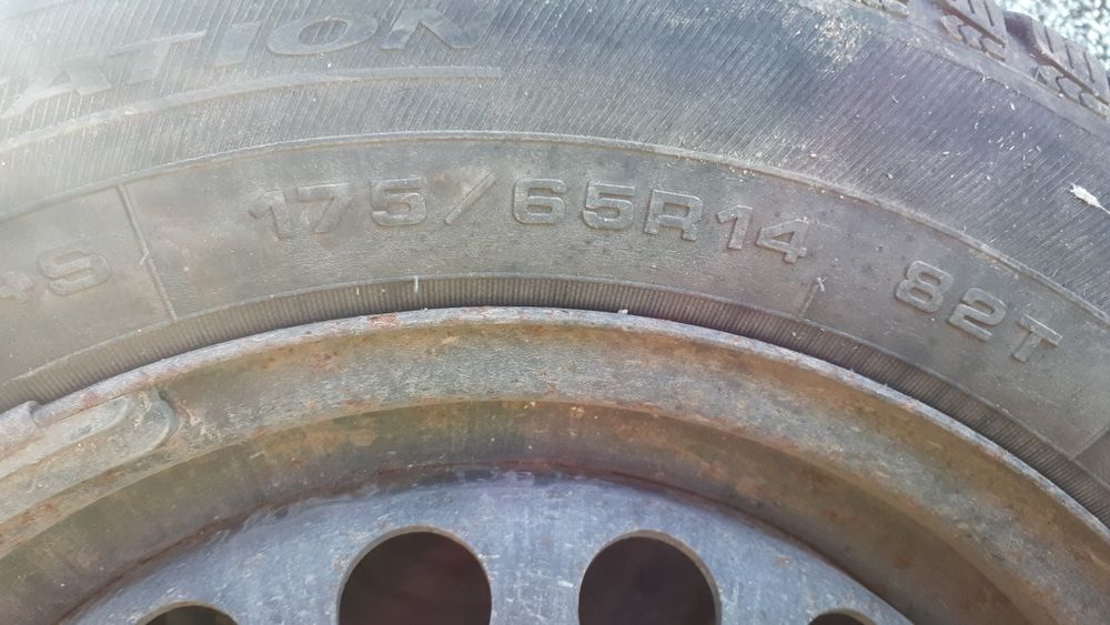 4бр.Зимни гуми с джанти 14цола