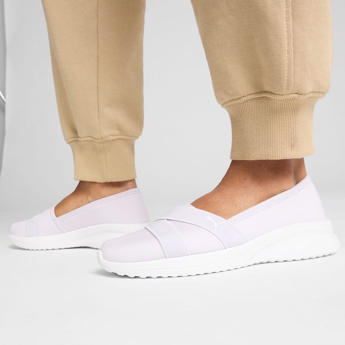 PUMA. Сиреневые слипоны Adelina 2