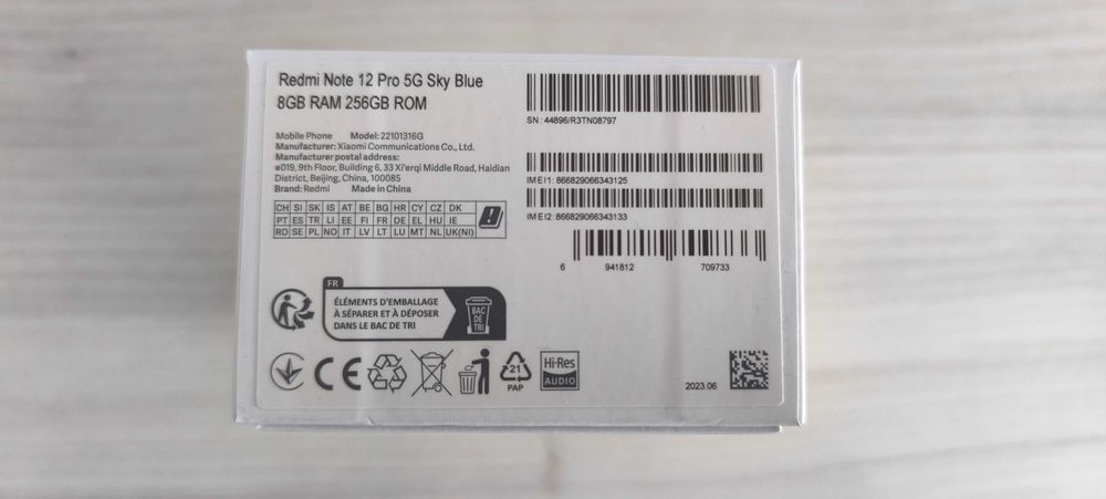 Redmi Note 12 Pro 5G 256 GB