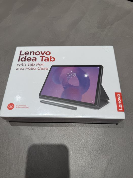 НОВ! Lenovo Idea Tab with Tab Pen and Folio Case - Luna Grey