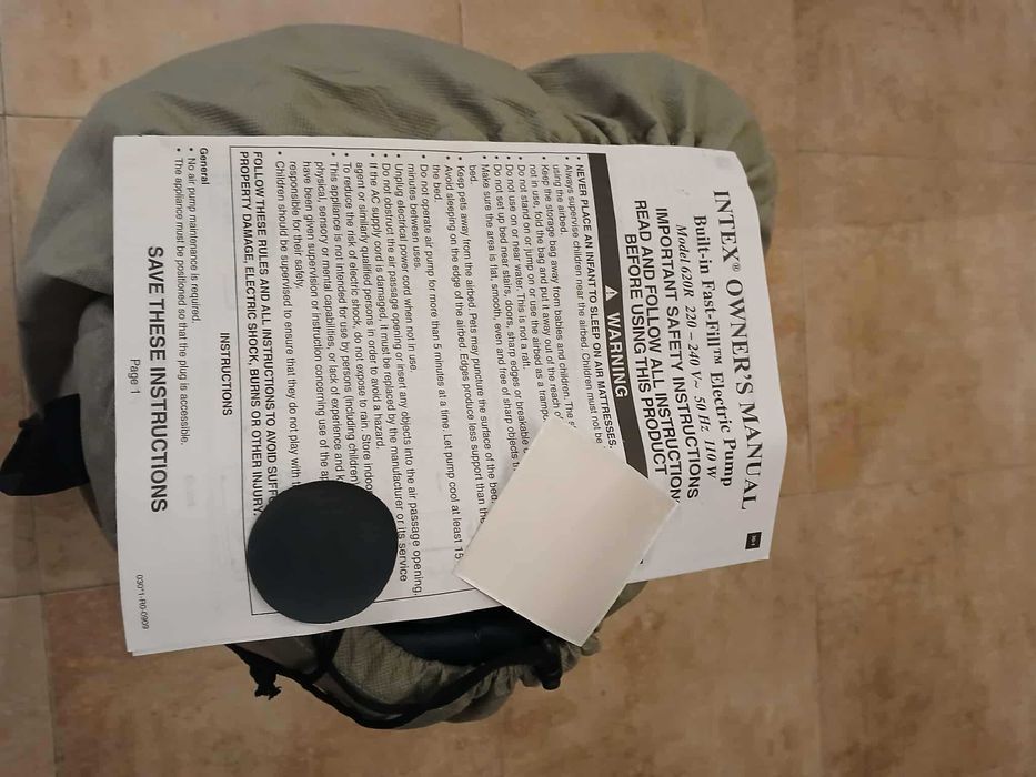 Надуваемо легло INTEX 153/204/46