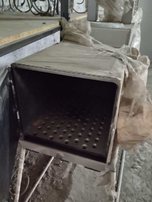 Печь стационарная, комбинированная