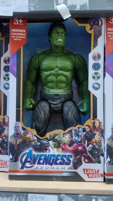 Голяма Фигурка Спайдърмен, Хълк, Непобедимите Avengers 30cm