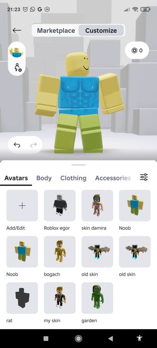 Акк в роблоксе донат