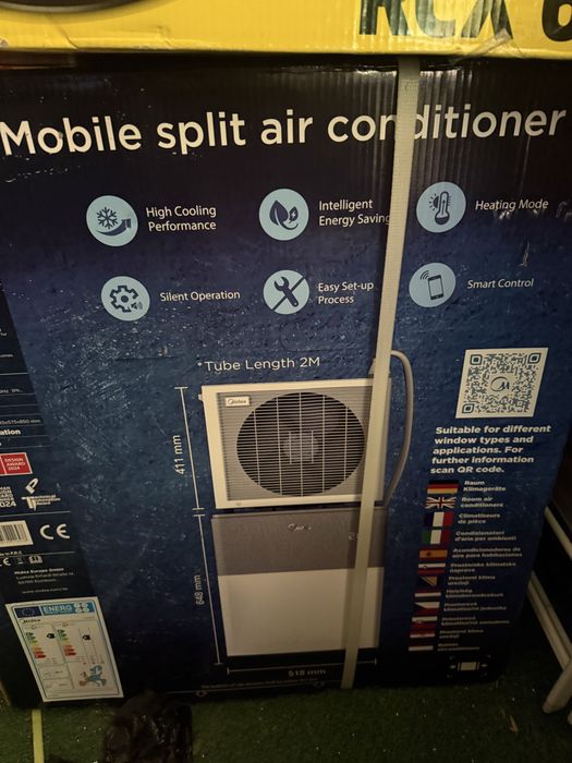 Aparat de aer conditionat 12000 BTU 3,5 kw mobil split Midea PortaSplit