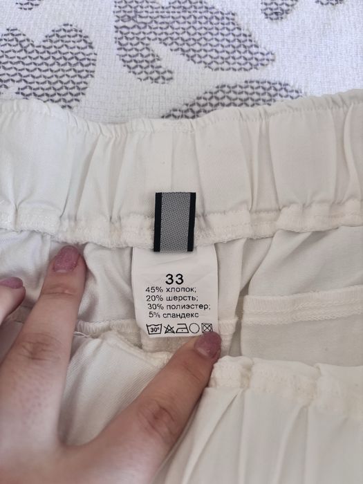 Белые летние брюки ( новые с этикеткой )