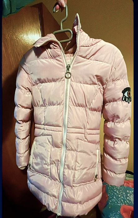 Зимно яке за момиче на 10г,розово.