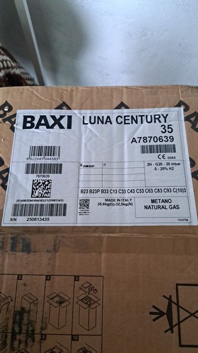 Centrala baxi luna centuri 35