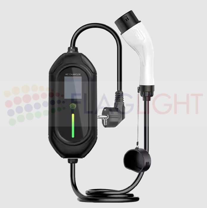 16A 3.5kW Домашни зарядни станции Тип2 Мобилно зарядно, 5м кабел, Шуко