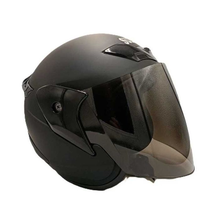 Каска за Мотор/Скутер/АТВ Черна Мат SUZUKA