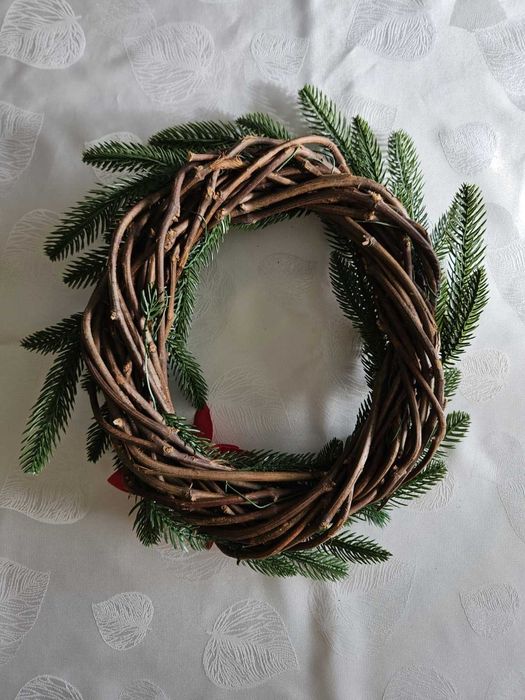 Ръчно изработен коледен венец Ø 35 см
