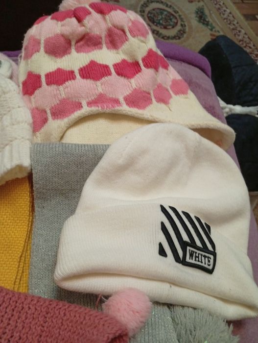 Шапки и шарфы на девочку