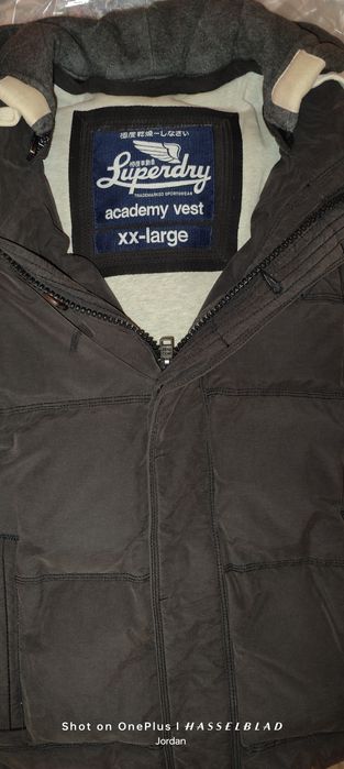 Superdry Academy елек с качулка XXL