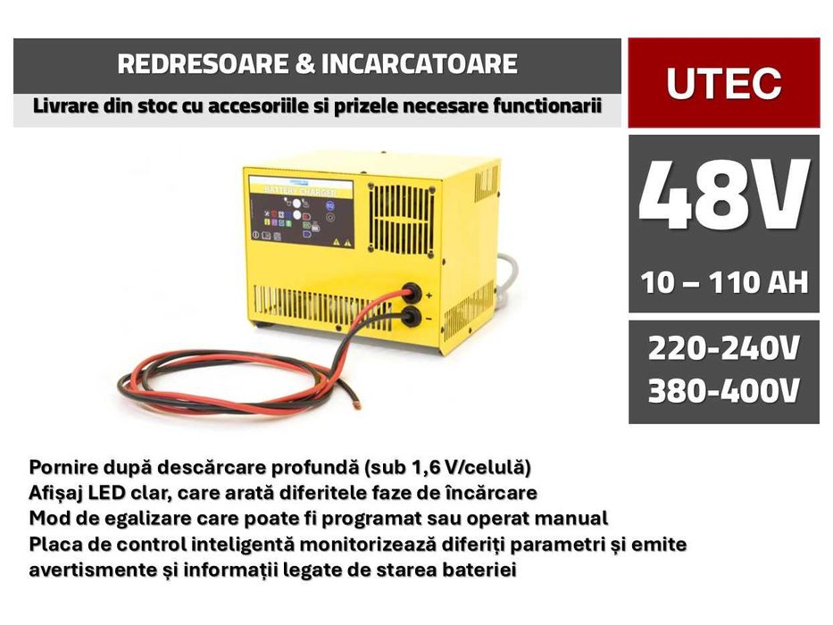 Baterii și Acumulatori - Stivuitoare si Fotovoltaice - plata in rate