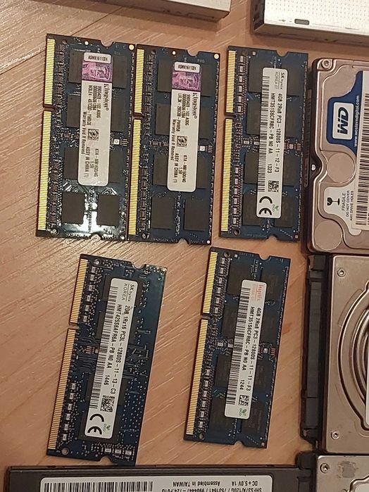 Rami DDR 3 4GB ssd dvd