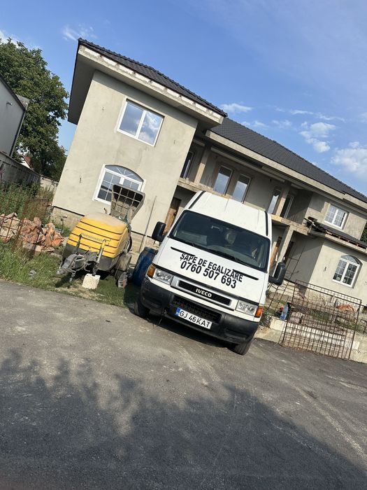 Șapă de egelizare mecanizată(elicopterizată)