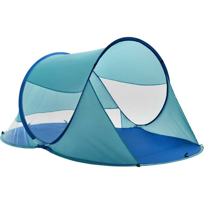 Cort de plaja cu protectie solara UV80, pop-up. NOU, sigilat, Germania