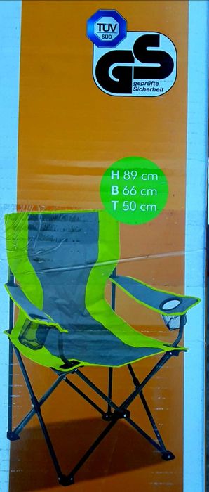 Scaun pliabil pentru camping cu husa pentru transport NOI - 75 Lei