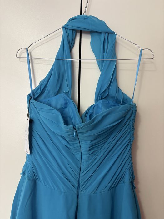 Rochie elegantă de ocazie Higar Novias (Spania) – Albastru Turcoaz (Nouă cu etichetă)