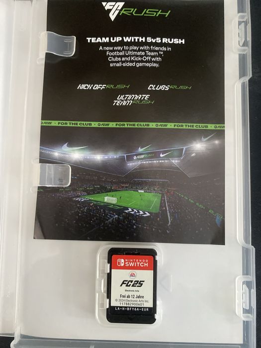 Nintendo switch комплект игри fifa25 + fifa24