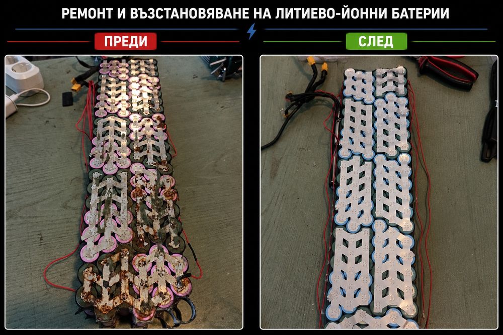 Ремонт,рециклиране и изработка на батерии