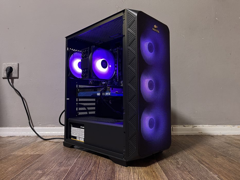 Ryzen 5 8400f / RTX-3060 12gb / 16gb ddr5 игровой компьютер