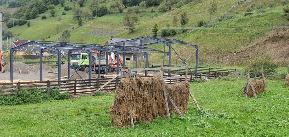 Vand hala pe structura metalica confectionata din profile IPE240