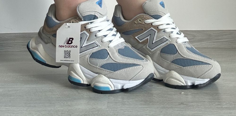 ULTIMELE PERECHI!! Adidasi / Sneakers New Balance 9060 Alb / Albastru Marimi 36-40 Unisex