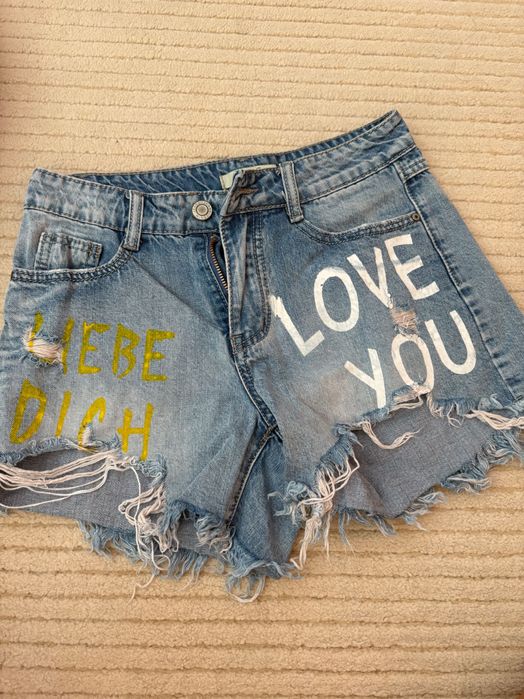 Къси дънкови панталонки