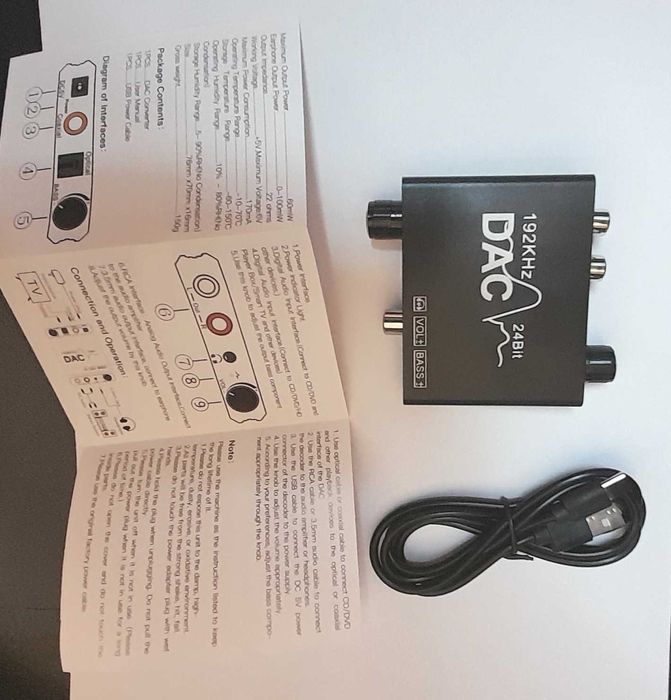 Hов DAC - 192k - преобразува цифровият сигнал в аналогов