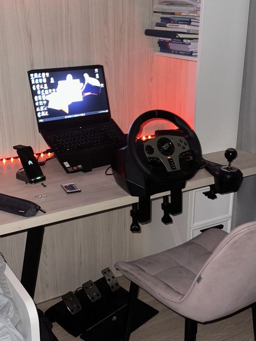 Игровой руль 900 градусов DEXP Wheelman Pro gt