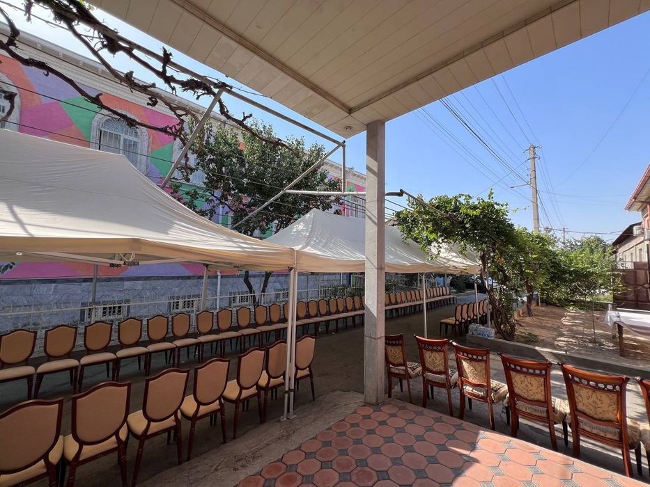 Аренда навесов, столов и стульев