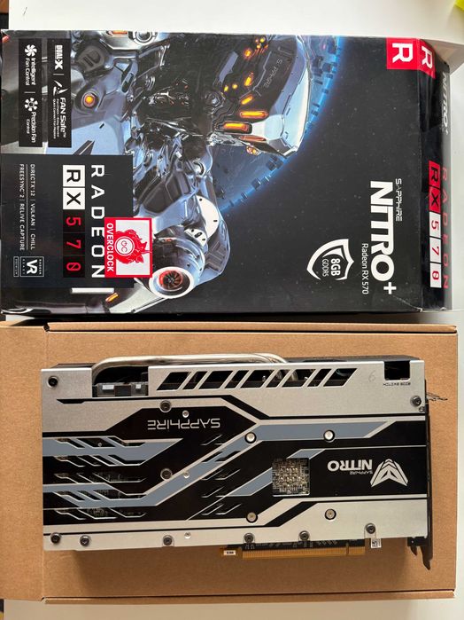 Видео карта AMD Sapphire nitro+ RX570 8GB