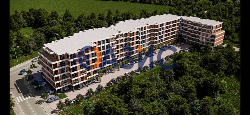 Апартамент с 1 спалня и двор (18 кв.м.) в комплекс "Forest View", ж.к. Меден Рудник, зона Д, Бургас, 63.55 кв.м., #34131940