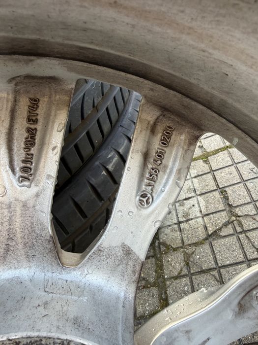 Лети джанти 18” 5 х 112 Мерцедес / Летни гуми KLEBER 235 50 18 НОВИ /