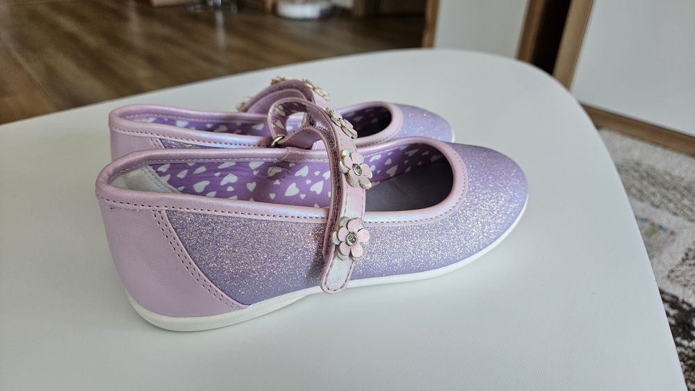 Balerini mov cu sclipici Graceland 30