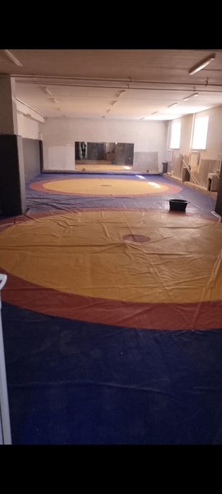 Борцовский ковёр с матами 5см