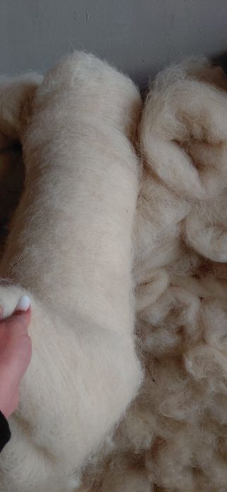 Lână spălată și prelucrată