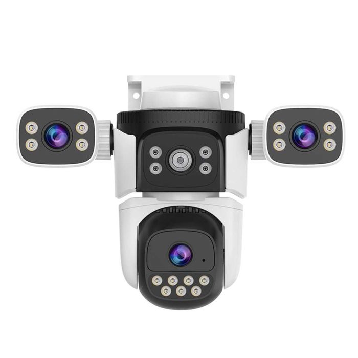 WiFi PTZ камера 3MP с три обектива и Dual Light 30м