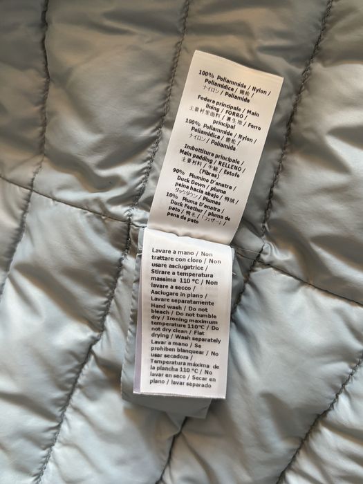 Patrizia Pepe бледо синьо яке XS с гъши пух